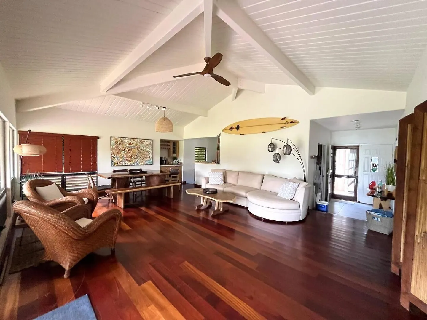 Modern Private Home, 3/3, Ac, Golf Course View, Beach Gear, One Level Princeville